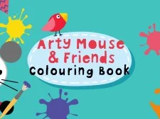Carte de colorat mouse Arty