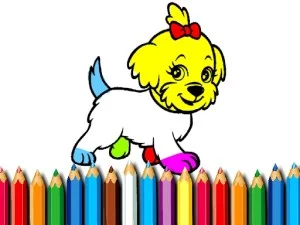 Carte de colorat BTS Doggy