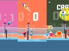 Distracție de volei de desene animate