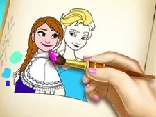 Cartea de colorat Ice Kingdom