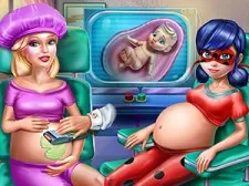 Mami bffs gravidă check up