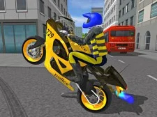 Simulator de motociclete de poliție 3D